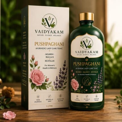 Vaidyakam Pushpaghani Herbal Juice for Women’s Health & Hormonal Support